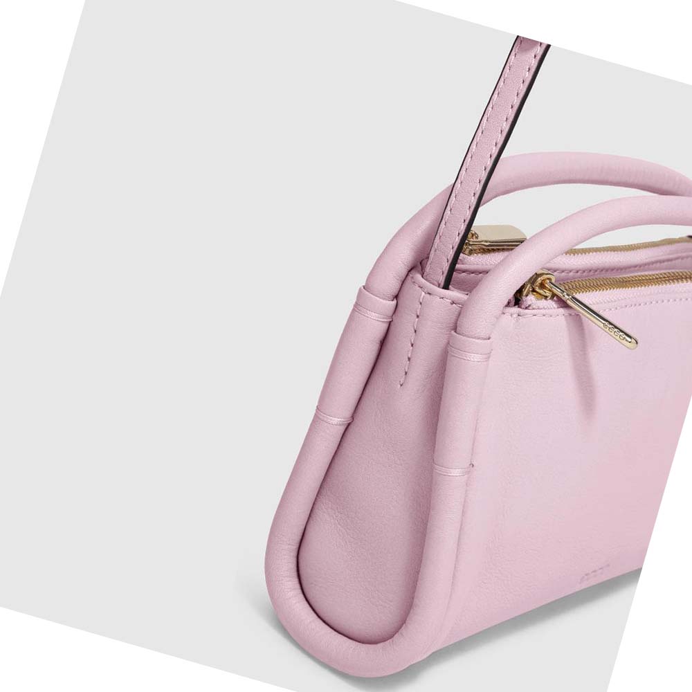 Women's Ecco Contact Crossbody Shoulder Bags Pink | SG 371YXF